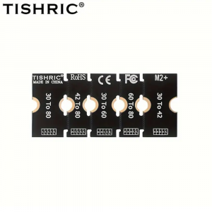 TISHRIC M.2 NVME SSD Extension Adapter - 5 Adjustable Lengths