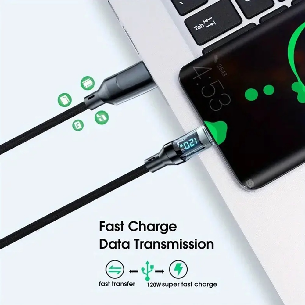 USB to Lightning Fast Charging Cable - 20W - 2 Meter - Image 4