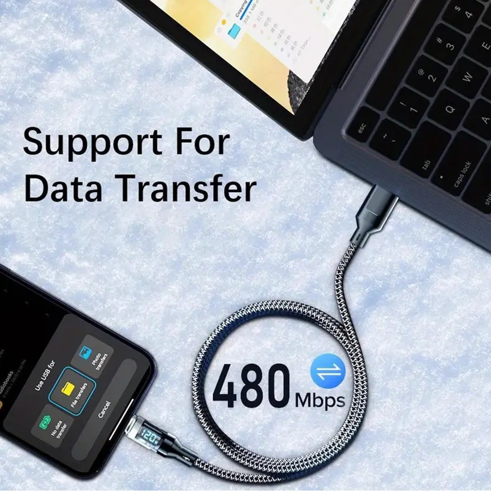 USB to Lightning Fast Charging Cable - 20W - 2 Meter - Image 5