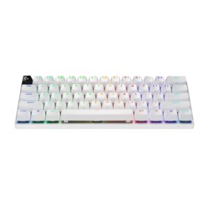 Logitech G PRO X 60 LIGHTSPEED Wireless Gaming Keyboard, Tactile, White - Image 2