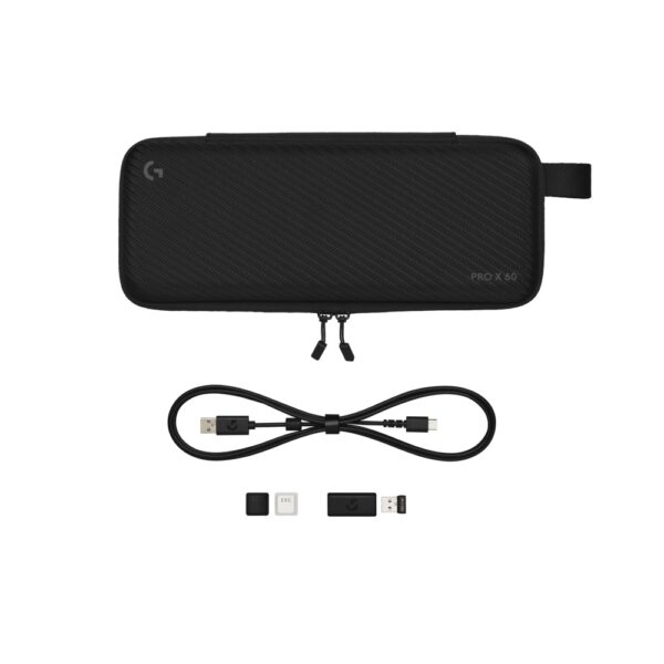 Logitech G PRO X 60 LIGHTSPEED Wireless Gaming Keyboard, Tactile, Black - Image 5