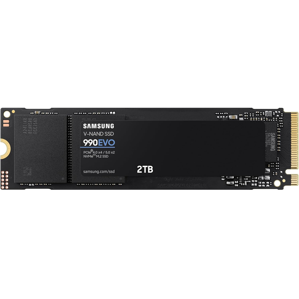 SAMSUNG 2TB 990 EVO NVMe M.2 2280 SSD PCIe Gen 4x4, Gen 5x2, 5000MB/s