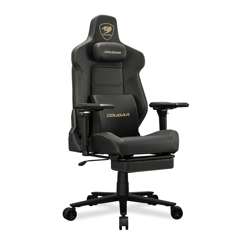 COUGAR Armor EVO M Gaming Chair Retractable Footrest - Gold, 160kg - Image 2