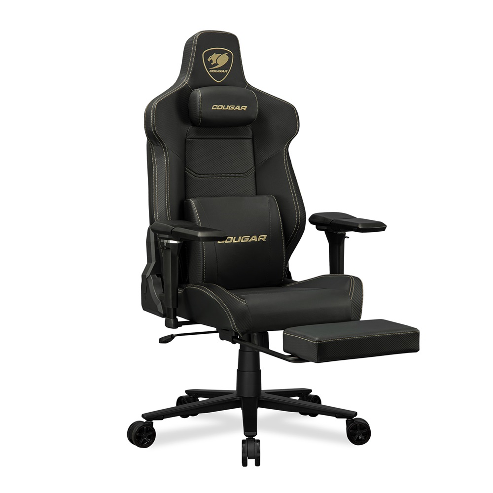 COUGAR Armor EVO M Gaming Chair Retractable Footrest - Gold, 160kg - Image 3