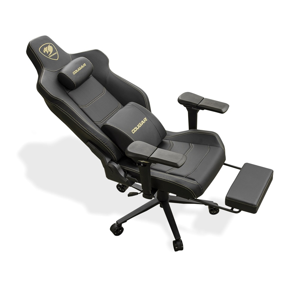 COUGAR Armor EVO M Gaming Chair Retractable Footrest - Gold, 160kg - Image 4
