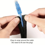 Braided Cable Management Sleeve Cord Protector - 118IN/300CM - Image 4