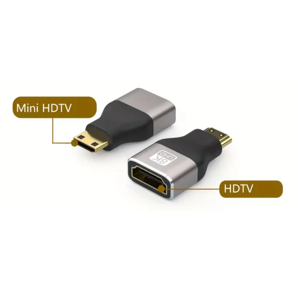 Mini HDMI to HDMI Adapter - 8K