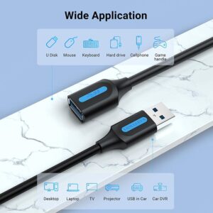 Vention CBHBI USB 3.0 Extension Cable, 3m - Image 2