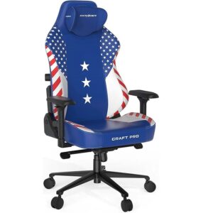 DXRacer Craft Pro Dream Team Gaming Chair - Blue/White - Image 2