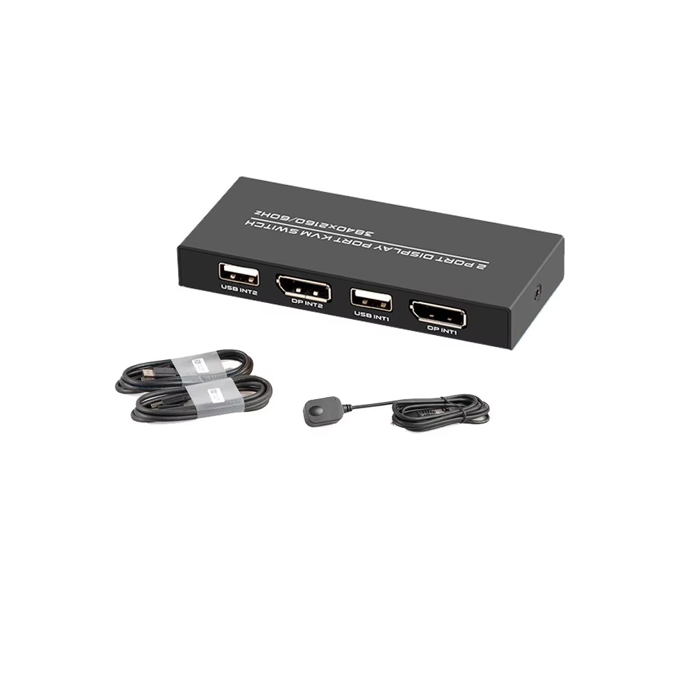2 Port DisplayPort DP KVM Switch 4K UHD - Image 4