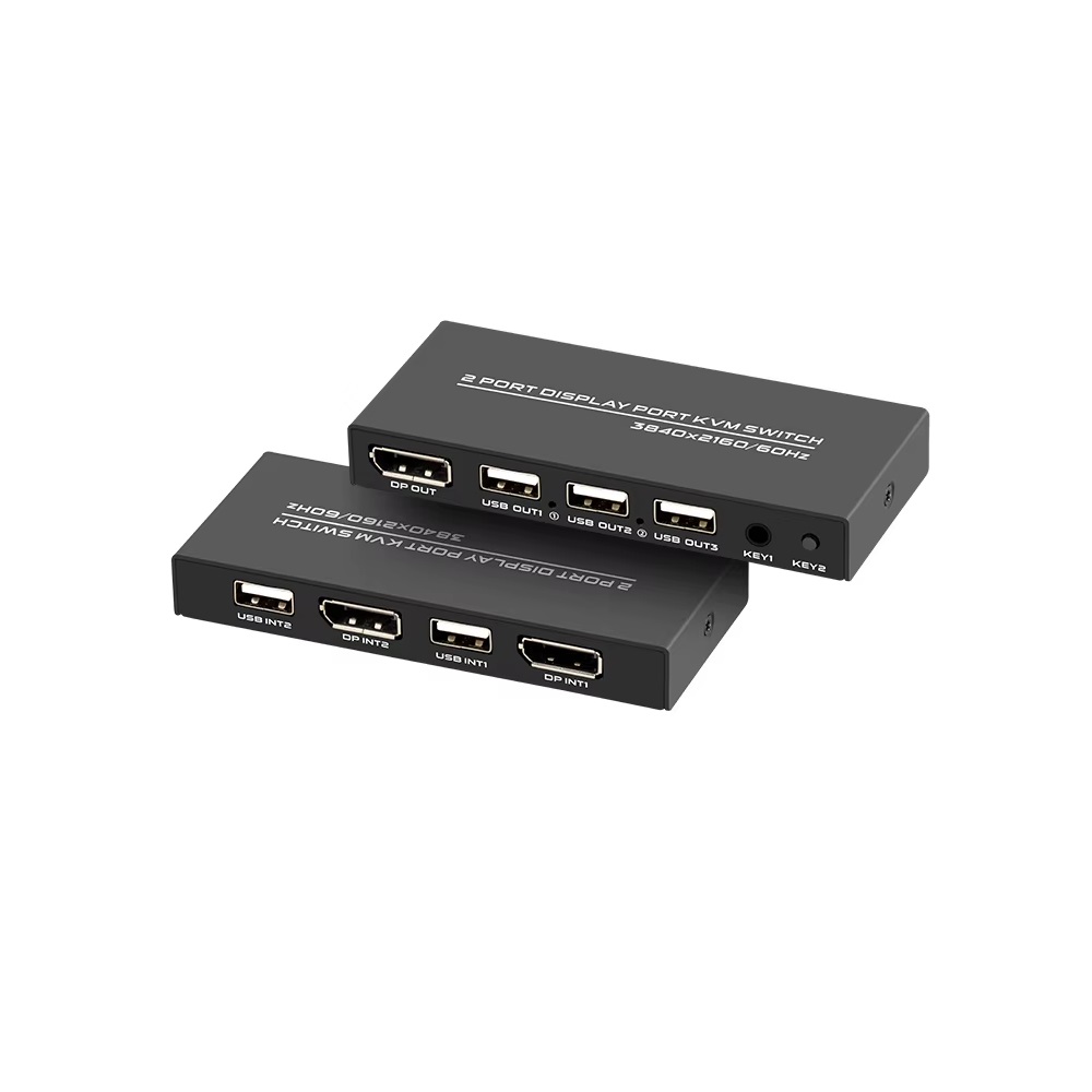 2 Port DisplayPort DP KVM Switch 4K UHD - Image 5