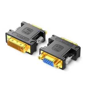 JASOZ DVI to VGA Adapter, DVI 24+5 Male to VGA Female Connector