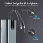 HAING H166 LED Digital Display Fast Charging 20000mAh Power Bank - Image 3
