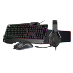 Sharx JS4X1 4 in 1 Gaming RGB Combo Bundle, Full Keyboard, Mouse, Headset, RGB MousePad - Image 2
