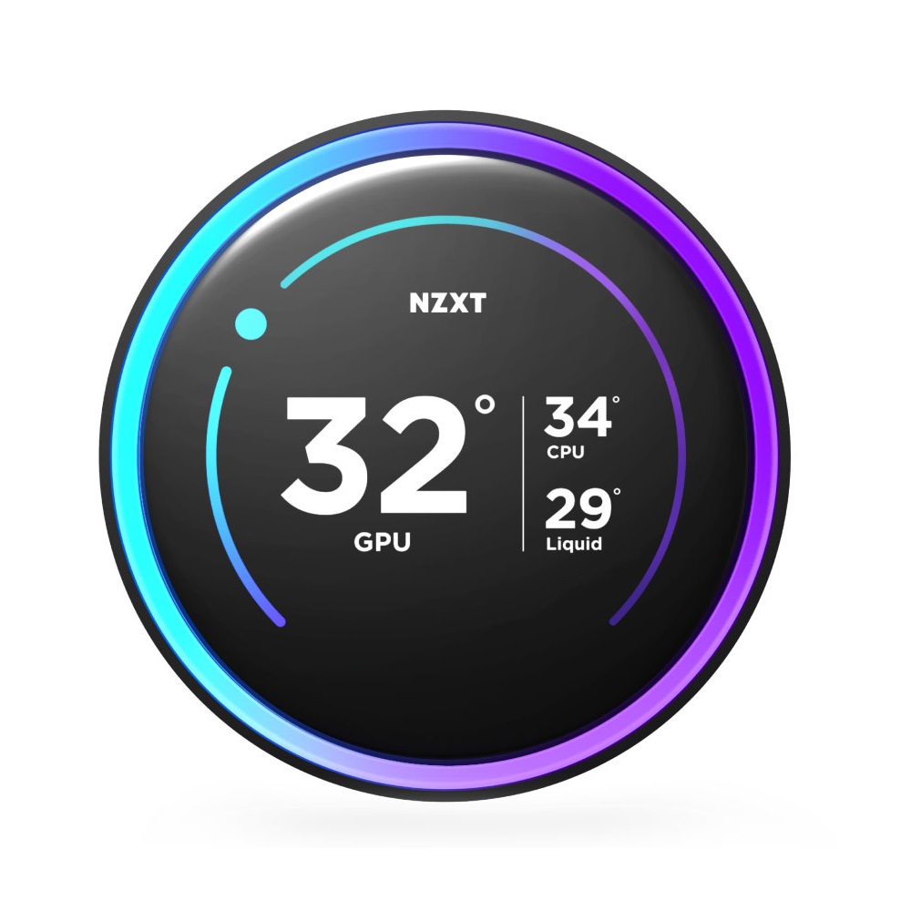 NZXT Kraken Elite 360 RGB - 360mm AIO Liquid Cooler with 2.72" IPS LCD & RGB, Black - Image 3