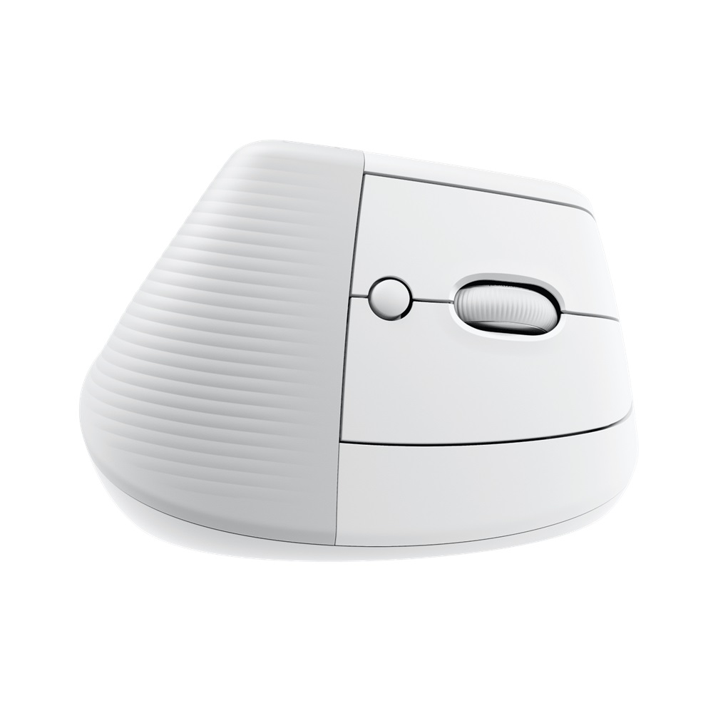 Logitech Lift Vertical Ergonomic Mouse, Wireless, Bluetooth - Off-white - Image 3