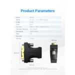 Vention HDMI Female to DVI (24+1) Male Adapter Black - Image 5