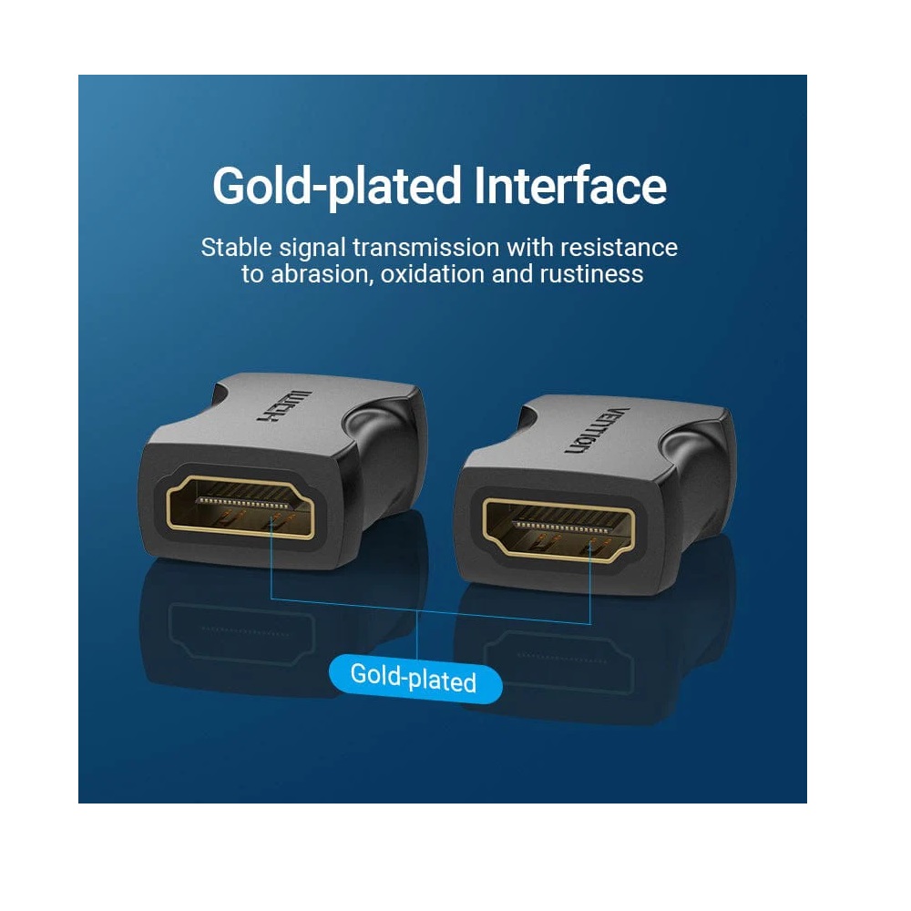 Vention AIRB HDMI Female to Female Coupler Joinder Adapter 4K@60Hz - Image 3