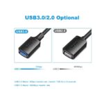 Jasoz D114 USB 3.0 Extension Cable USB-A Male Female , 0.5m - Image 5