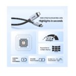 Jasoz D119 USB 4.0 Cable USB-C Male to Male 8K @60Hz Display, PD 240W Fast Charging, 40Gbps, 2m - Image 3