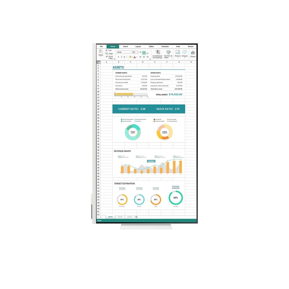SAMSUNG 32" M8 DM801 Smart Monitor 4K HDR VA 60Hz sRGB USB-C 65W Speaker Camera 32M8, White - Image 3