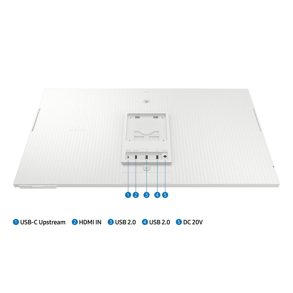 SAMSUNG 32" M8 DM801 Smart Monitor 4K HDR VA 60Hz sRGB USB-C 65W Speaker Camera 32M8, White - Image 6