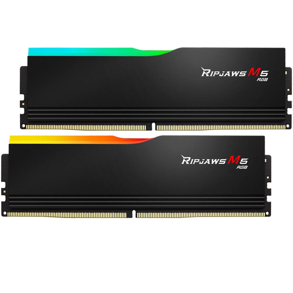 GSKILL 32GB DDR5 6000MHz RAM Ripjaws M5 RGB, (16GB x2) Kit CL36, Black - Image 2