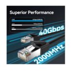 Vention Cat8 SFTP Ethernet Network Patch Cable 40Gbps 2000MHz, 1m - Image 5