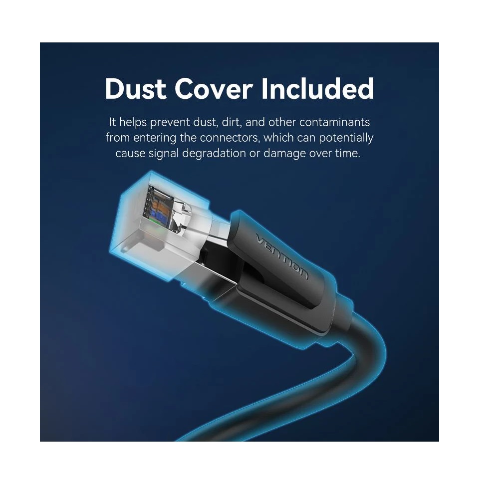 Vention Cat8 SFTP Ethernet Network Patch Cable 40Gbps 2000MHz, 1m - Image 4