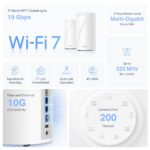 TP-Link Deco BE85 BE19000 Tri-Band Whole Home Mesh WiFi 7 System, 2-Pack - Image 4