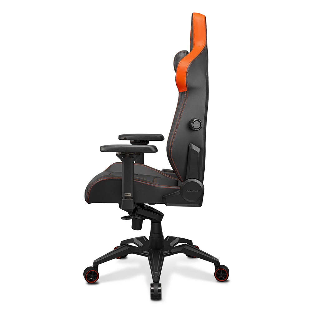 Cougar Armor EVO Gaming Chair Breathable PVC Leather, Black-Orange, 160kg - Image 3