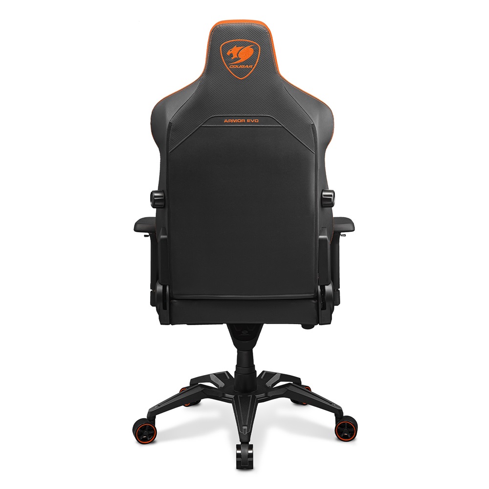 Cougar Armor EVO Gaming Chair Breathable PVC Leather, Black-Orange, 160kg - Image 4