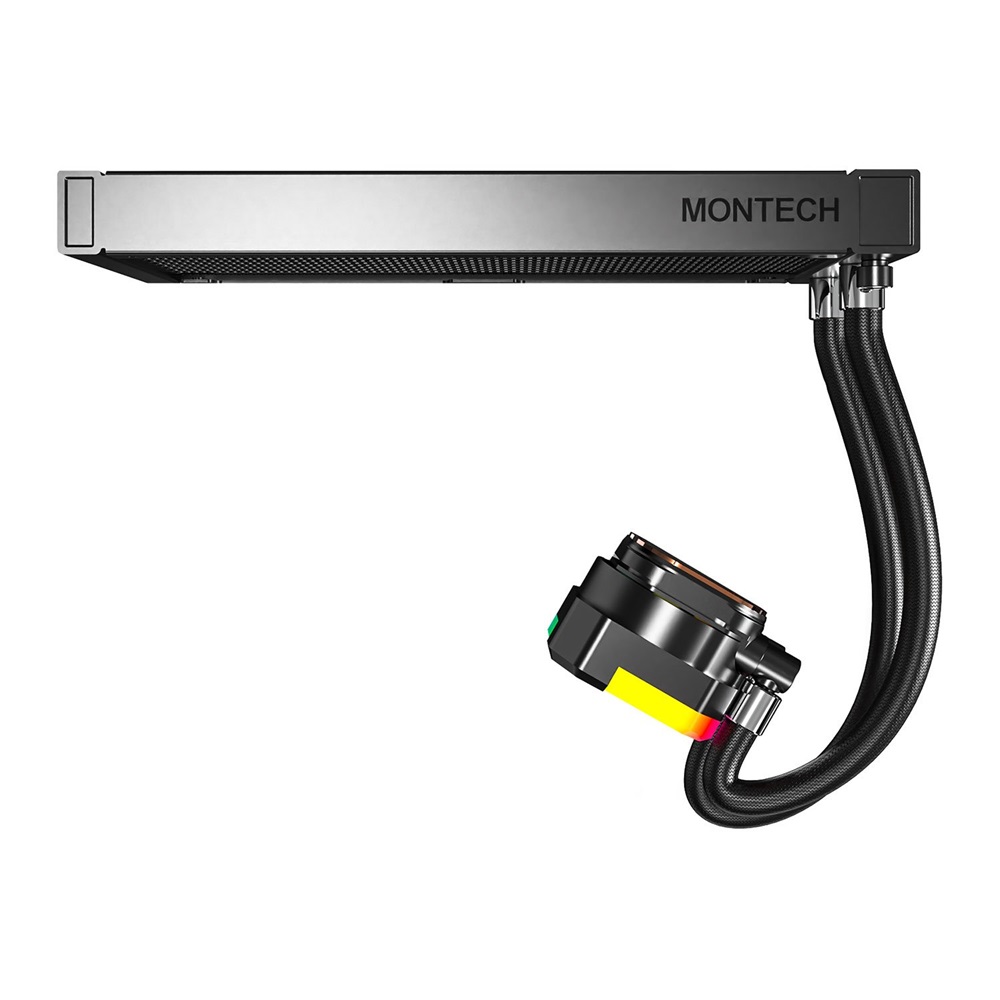 Montech HyperFlow ARGB 240 AIO 240mm CPU Cooling System, Black - Image 4