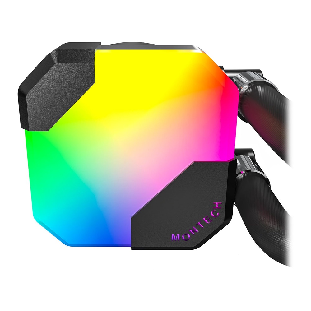 Montech HyperFlow ARGB 240 AIO 240mm CPU Cooling System, Black - Image 3