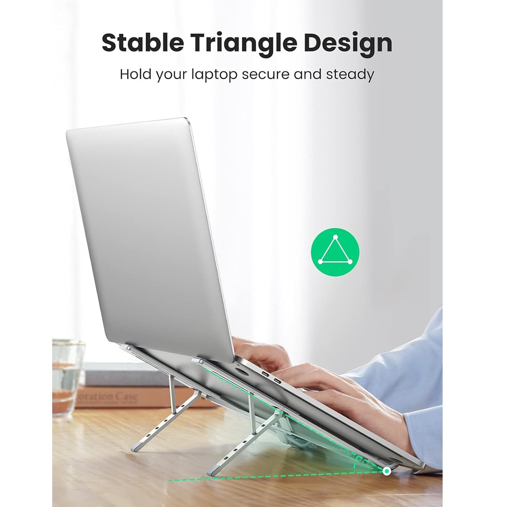 UGREEN 40289 Foldable Laptop Stand for Desk Adjustable - Image 3