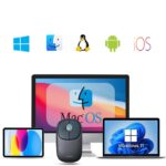 UGREEN 90538 FUN+ Wireless Bluetooth Mouse (Blue) 3-Devices - Image 6