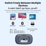UGREEN 90538 FUN+ Wireless Bluetooth Mouse (Blue) 3-Devices - Image 3