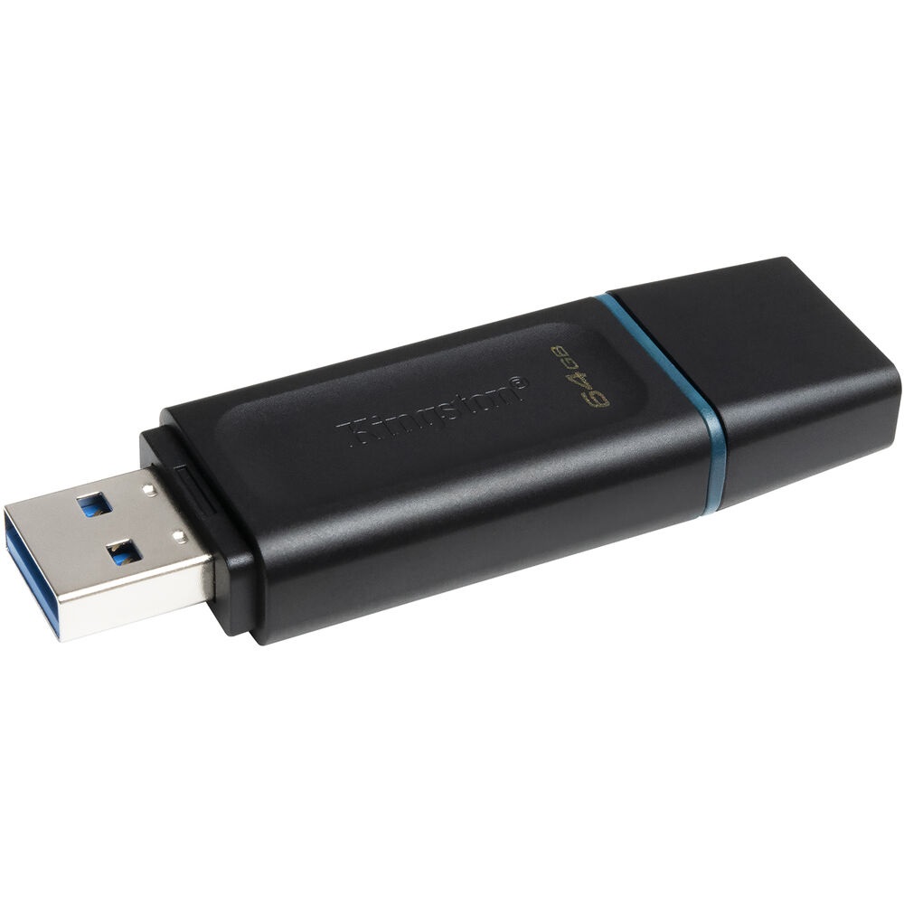 Kingston 64GB DataTraveler Exodia USB 3.2 Flash Drive with Protective Cap - Image 2