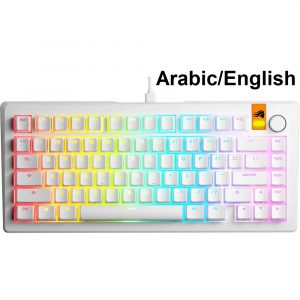 Glorious GMMK 3 HE 75% Customizable Mechanical Gaming Keyboard, Linear Magnetic Switches