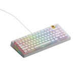 Glorious GMMK 3 HE 75% Customizable Mechanical Gaming Keyboard, Linear Magnetic Switches, White, Arabic/English - Image 2