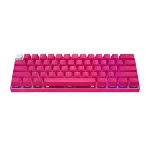 Logitech G PRO X 60 LIGHTSPEED Wireless Gaming Keyboard, Tactile, Magenta - Image 2
