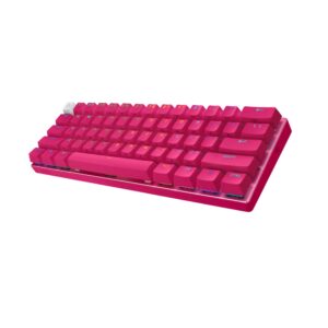 Logitech G PRO X 60 LIGHTSPEED Wireless Gaming Keyboard, Tactile, Magenta - Image 3