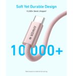 Anker 8060 Zolo USB-C to USB-C 240W Braided Fast Charging Cable, 3.3ft - 1m White, A8060H21 - Image 5