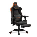 COUGAR Armor EVO M Gaming Chair Retractable Footrest - Black-Orange, 160kg - Image 4
