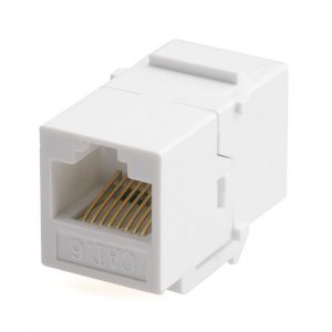 CAT6 Joinder Coupler RJ45 Network Connector Female to Female, Fix to Faceplate