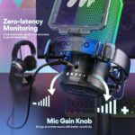 Maono DGM20 GamerWave USB Gaming Microphone with Noise Cancellation - Black - Image 4