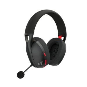 Redragon Ire Pro H848 Ultra-Light Wireless Gaming Headset, Black - Image 2