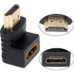 HDMI L Shape Male to Female Adapter
