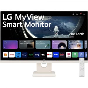 LG 27" SR50 Full HD IPS MyView Smart Monitor with webOS and Built-in Speakers