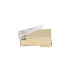 RJ45 Connector Cat6 Gold Plated Shielded, 10-Pack - Image 4